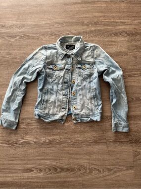 Vintage Polo Jeans Co Ralph Lauren Denim Jacket Womens Small Light Wash Y2K 90s